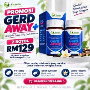 GerD Away+ 2 botol