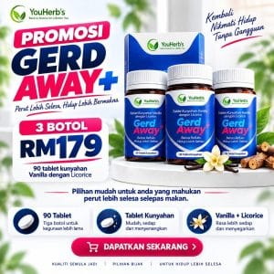 GerD Away+ 3 botol