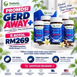 GerD Away+ 5 botol